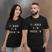 Load image into Gallery viewer, Forged For Freedom Unisex T-Shirt Guelder Rose

