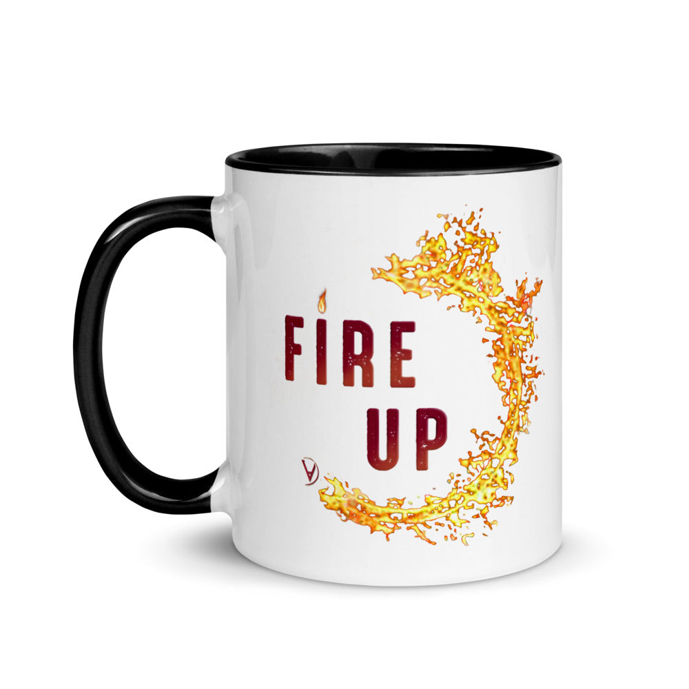 FIRE UP Mug with Color Inside